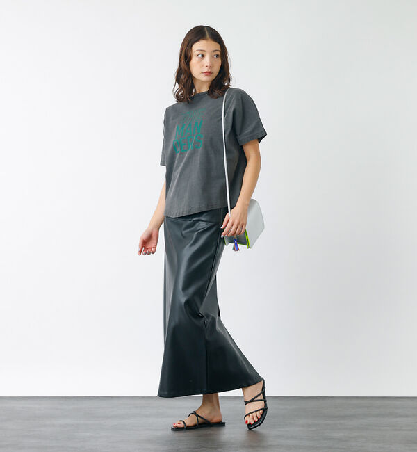 Rouge vif「【MICA&DEAL】THE MANDERS Tシャツ　コットン/ロゴカットソー」|Tシャツ・カットソー|