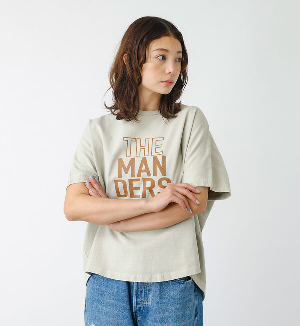 Rouge vif「【MICA&DEAL】THE MANDERS Tシャツ　コットン/ロゴカットソー」|Tシャツ・カットソー|