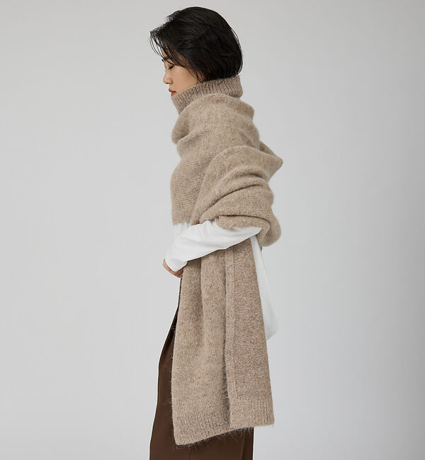 Rouge vif「【IRONING/アイロニング】high neck 2way muff ハイネッ」|ニット・セーター|