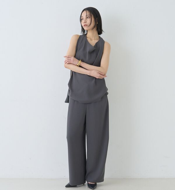 Rouge vif「【セットアップ対応】ホルダーネックブラウス」|シャツ・ブラウス|