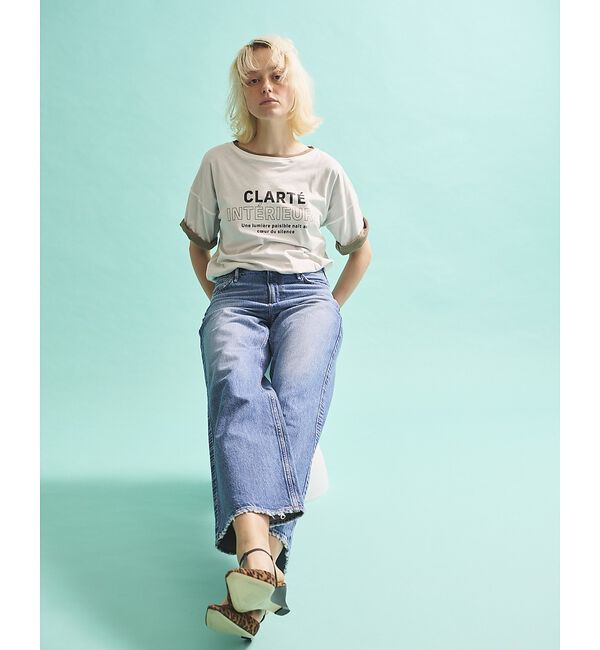 Rouge vif「2WAYコットンリバーシブルロゴＴシャツ」|Tシャツ・カットソー|