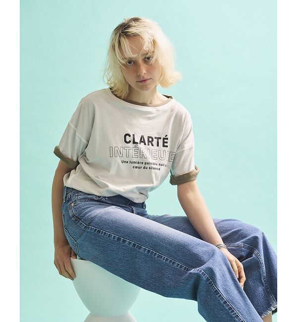 Rouge vif「2WAYコットンリバーシブルロゴＴシャツ」|Tシャツ・カットソー|