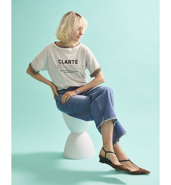 Rouge vif「2WAYコットンリバーシブルロゴＴシャツ」|Tシャツ・カットソー|