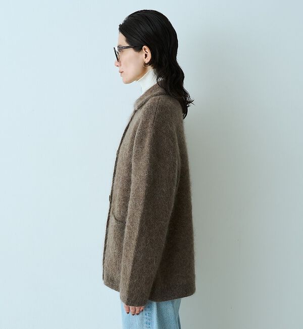 qualite「モヘアニットコート【予約】」|ピーコート|