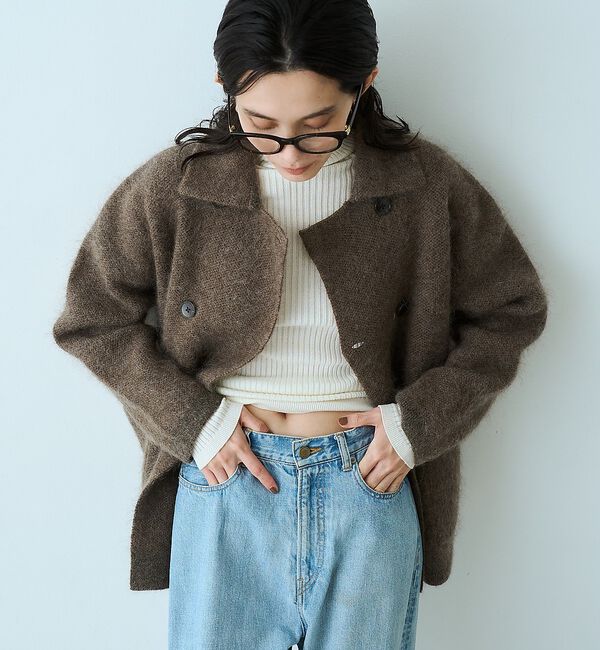 qualite「モヘアニットコート【予約】」|ピーコート|