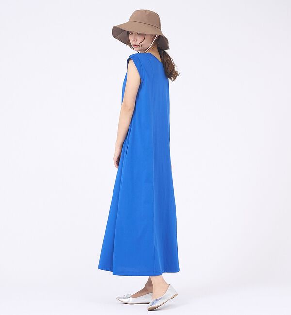 abahouse mavie「【接触冷感＆速乾】ヘンリーネック2WAYワンピース」|ワンピース|