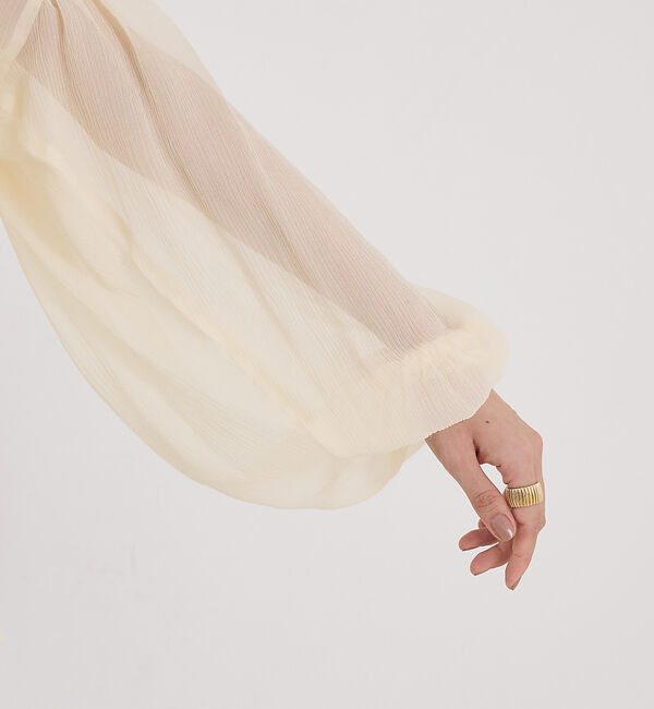 The Store by C' 「【COCUCA】シルクフェミニンブラウス」|シャツ・ブラウス|