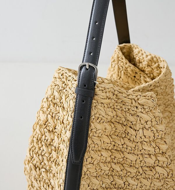 The Store by C' 「【TOTEME】Belted paper raffia tote bag／トート」|トートバッグ|