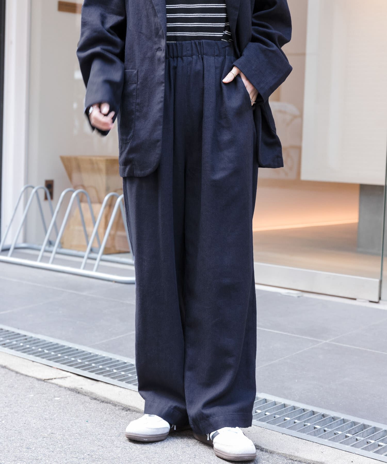 URBAN RESEARCH DOORS「FORK&SPOON　ヘンプ混イージーパンツ」|その他|