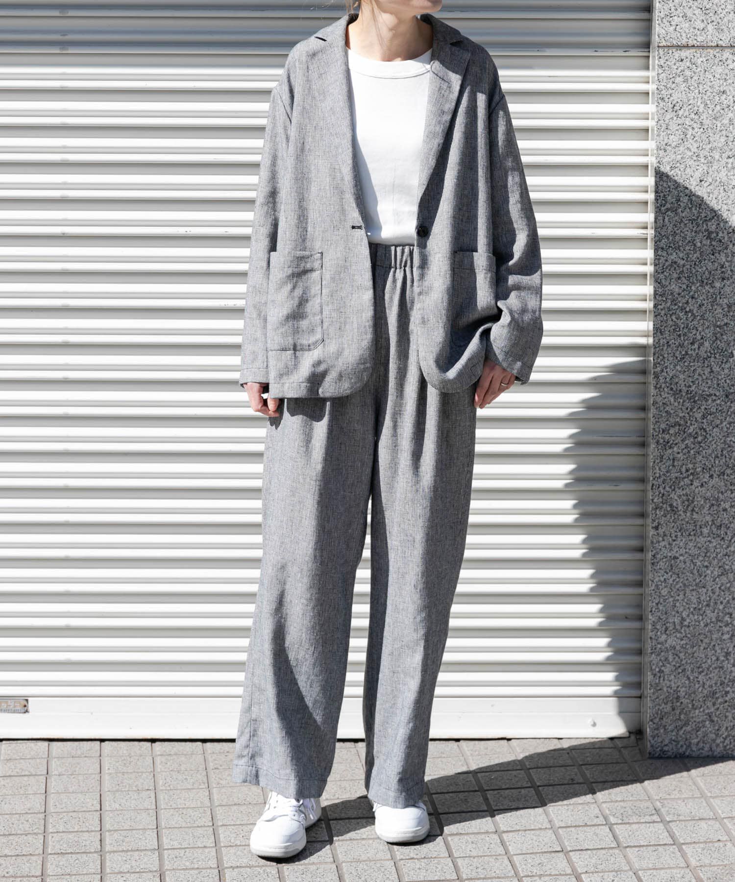 URBAN RESEARCH DOORS「FORK&SPOON　ヘンプ混イージーパンツ」|その他|
