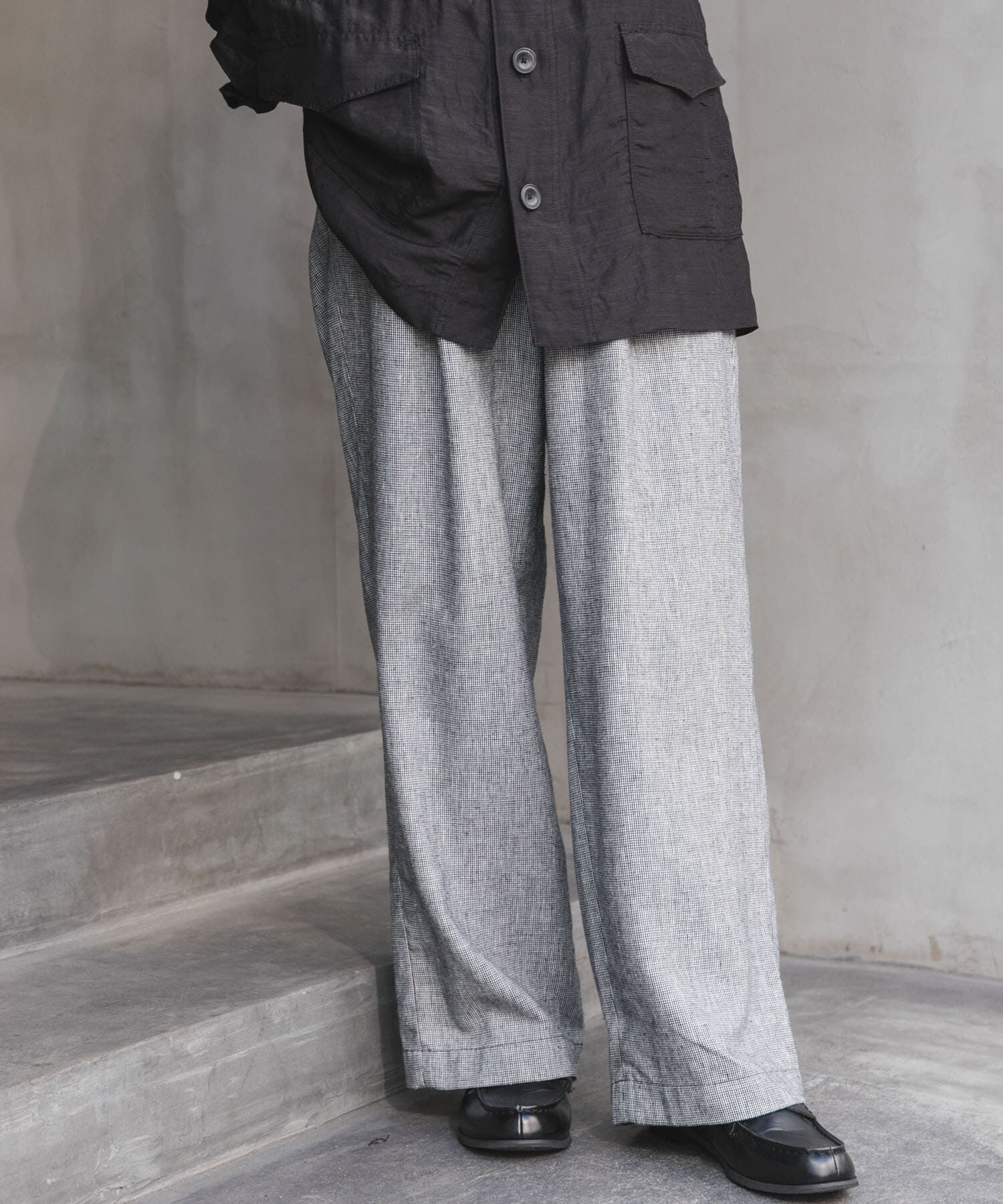 URBAN RESEARCH DOORS「FORK&SPOON　ヘンプ混イージーパンツ」|その他|