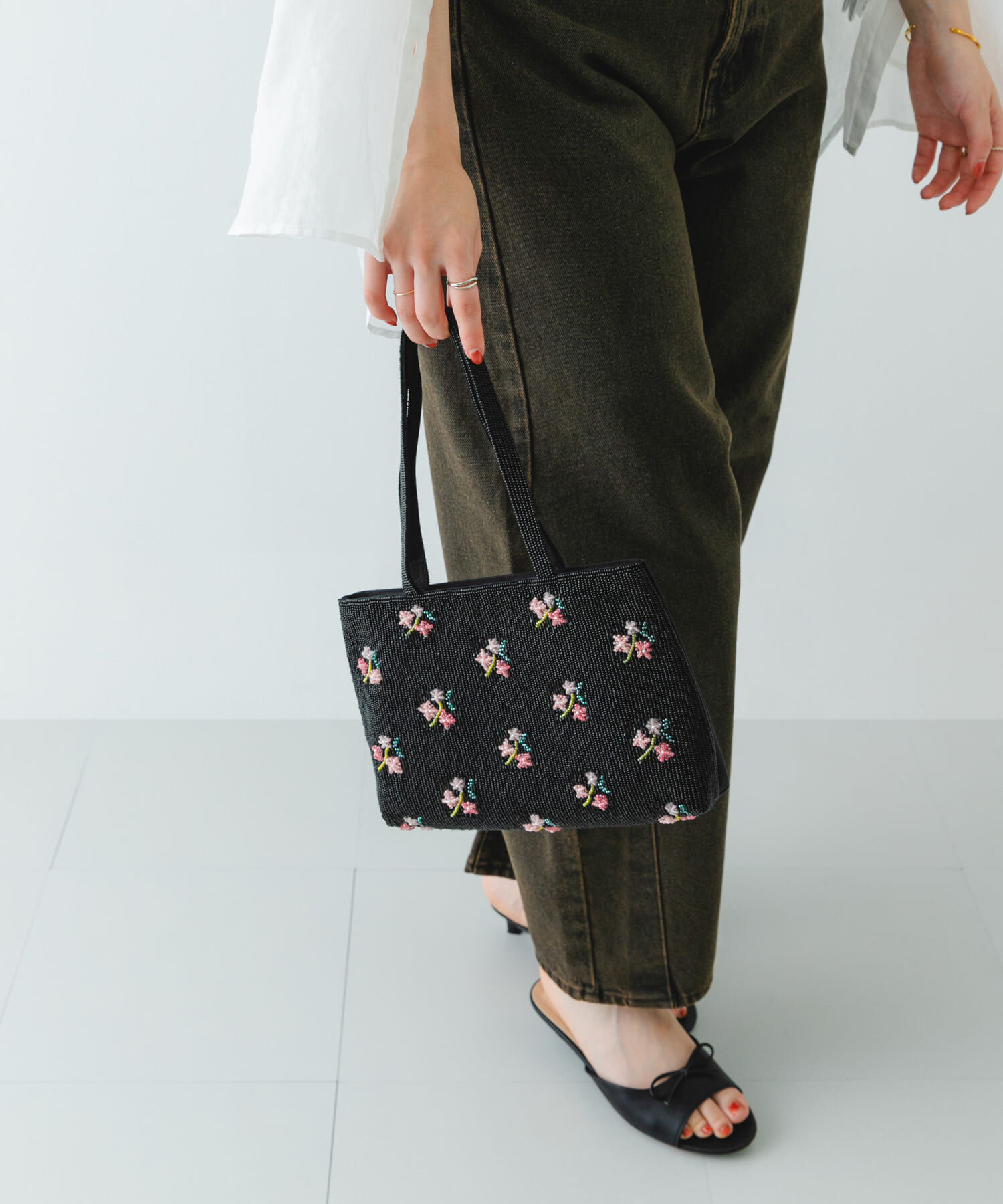 RODE SKO「インド刺繍ビーズバッグ」|ハンドバッグ|