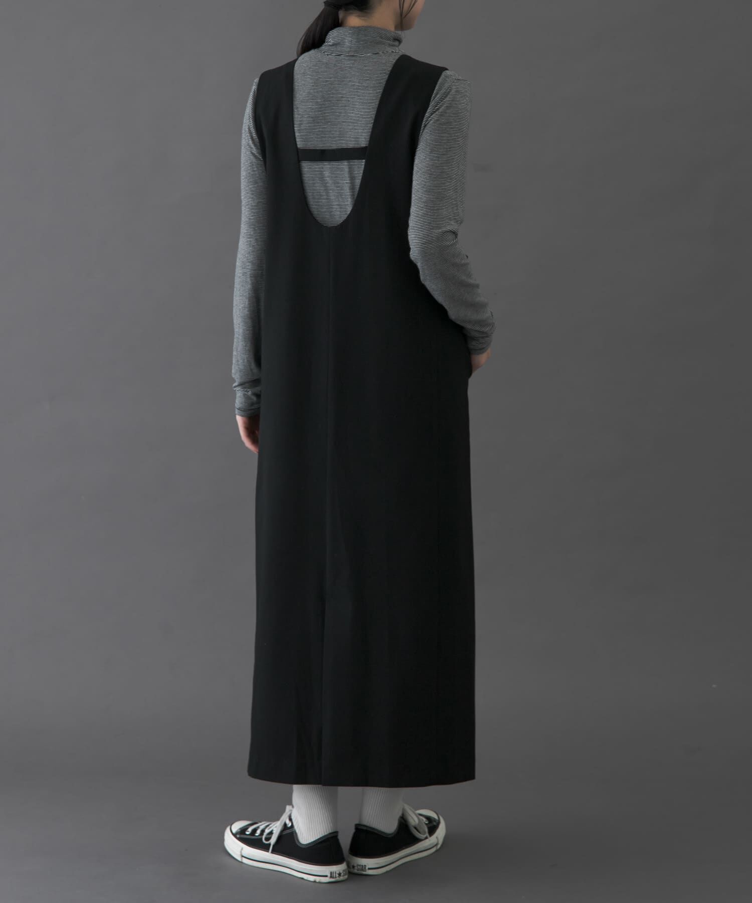 URBAN RESEARCH DOORS「FORK&SPOON　ウールライクジャンパースカート」|ワンピース|