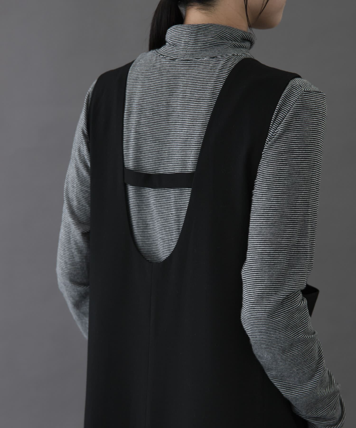 URBAN RESEARCH DOORS「FORK&SPOON　ウールライクジャンパースカート」|ワンピース|