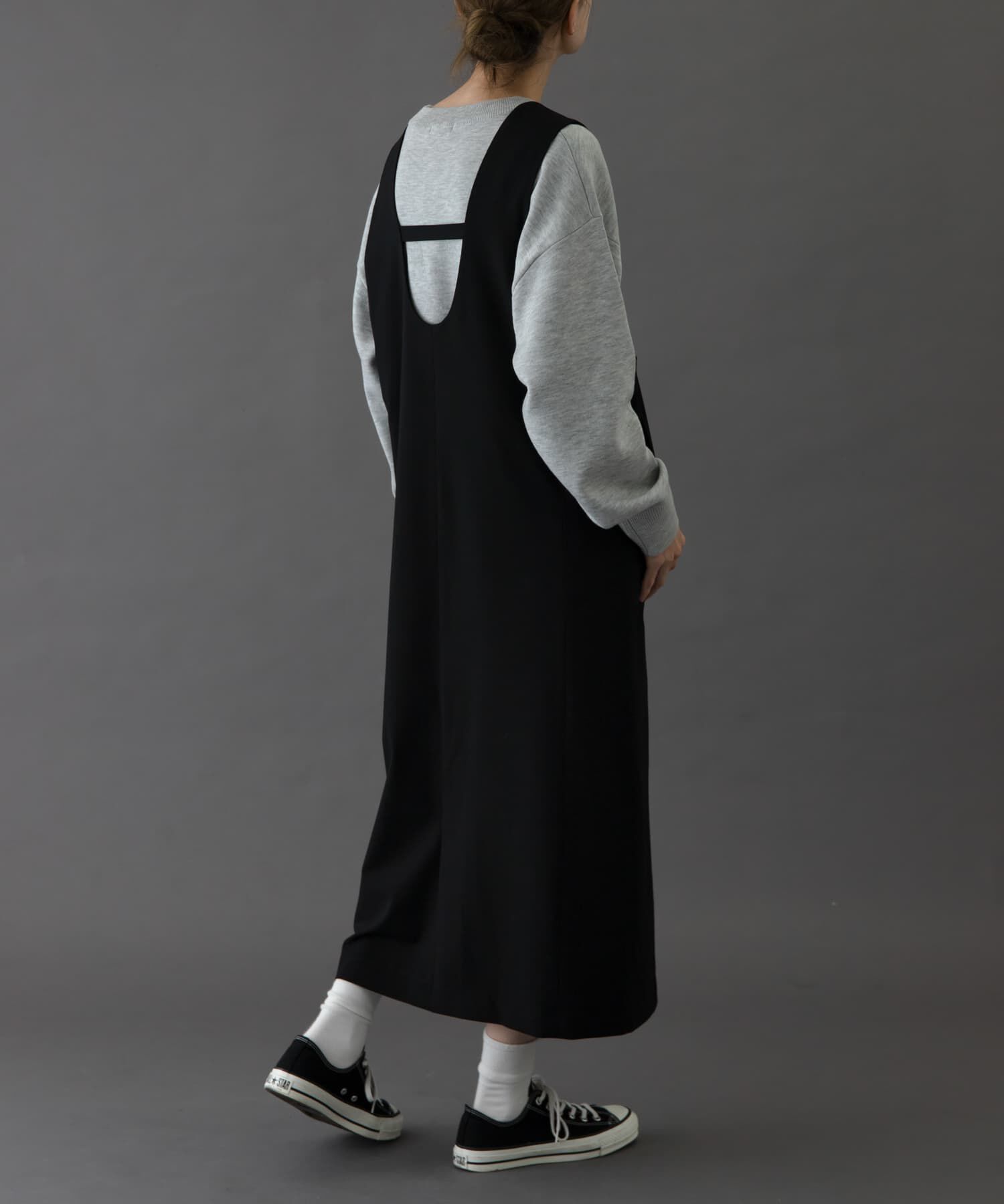 URBAN RESEARCH DOORS「FORK&SPOON　ウールライクジャンパースカート」|ワンピース|