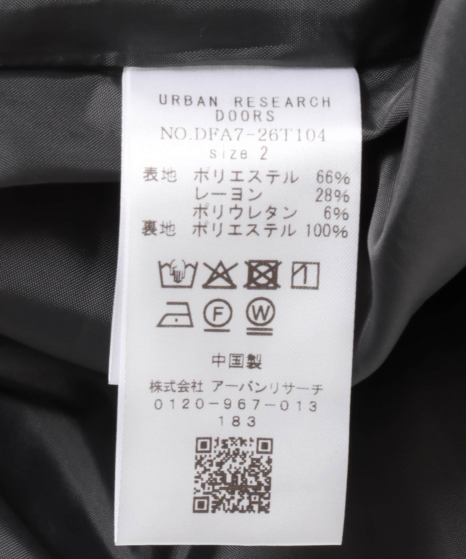 URBAN RESEARCH DOORS「FORK&SPOON　ウールライクジャンパースカート」|ワンピース|