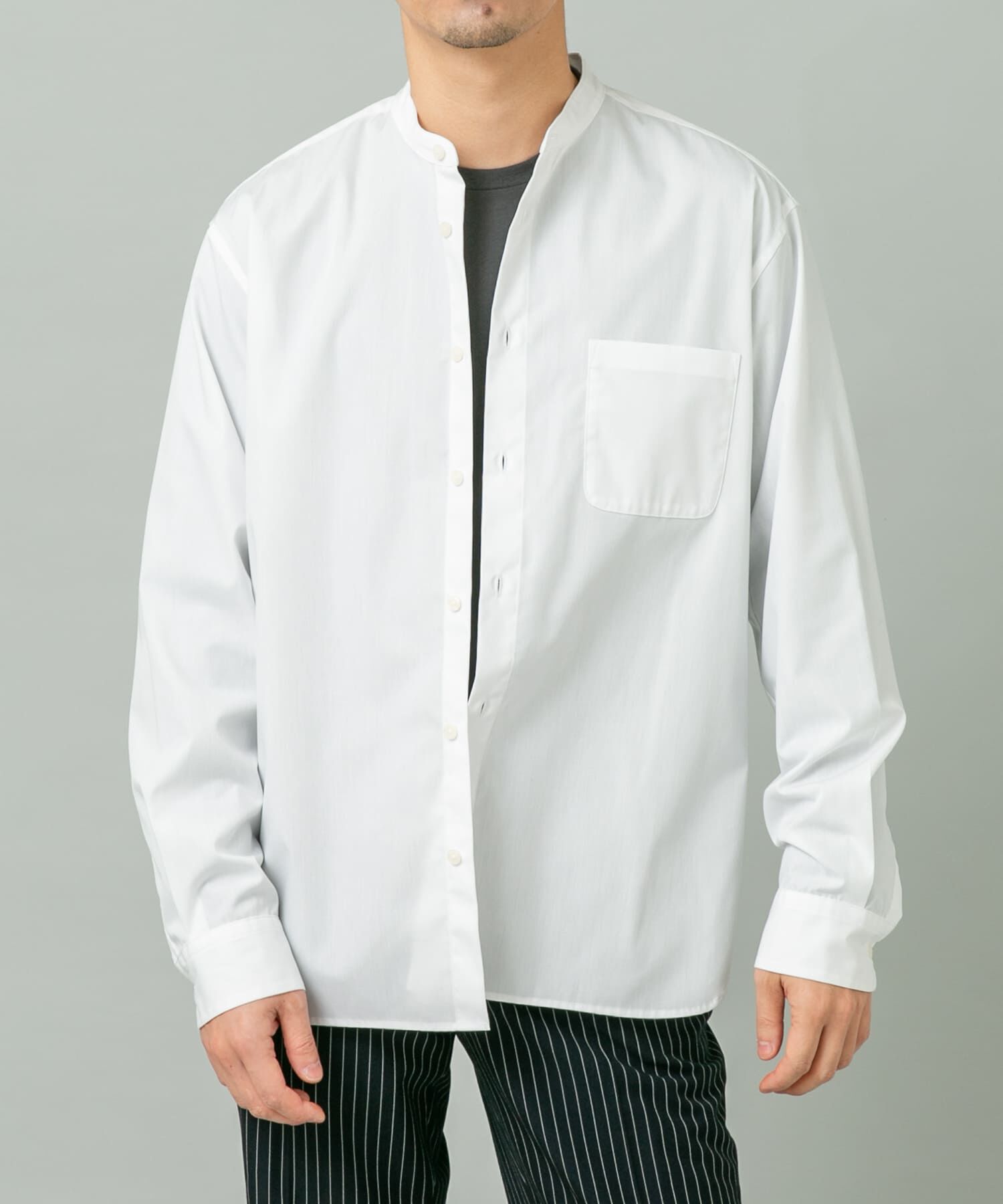 URBAN RESEARCH ROSSO「『WEB限定』『防シワ/防臭』アーバンリラックスブロードバンドシャツ」|シャツ・ブラウス|