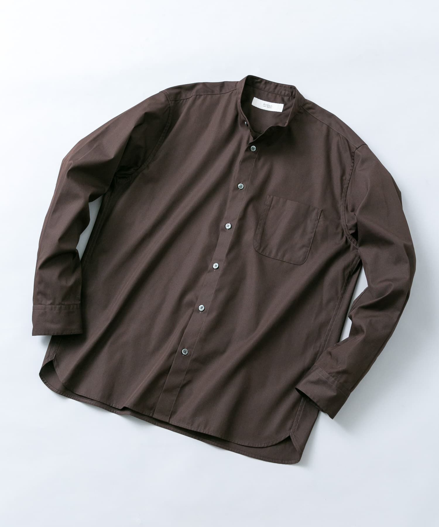 URBAN RESEARCH ROSSO「『WEB限定』『防シワ/防臭』アーバンリラックスブロードバンドシャツ」|シャツ・ブラウス|ブラウン