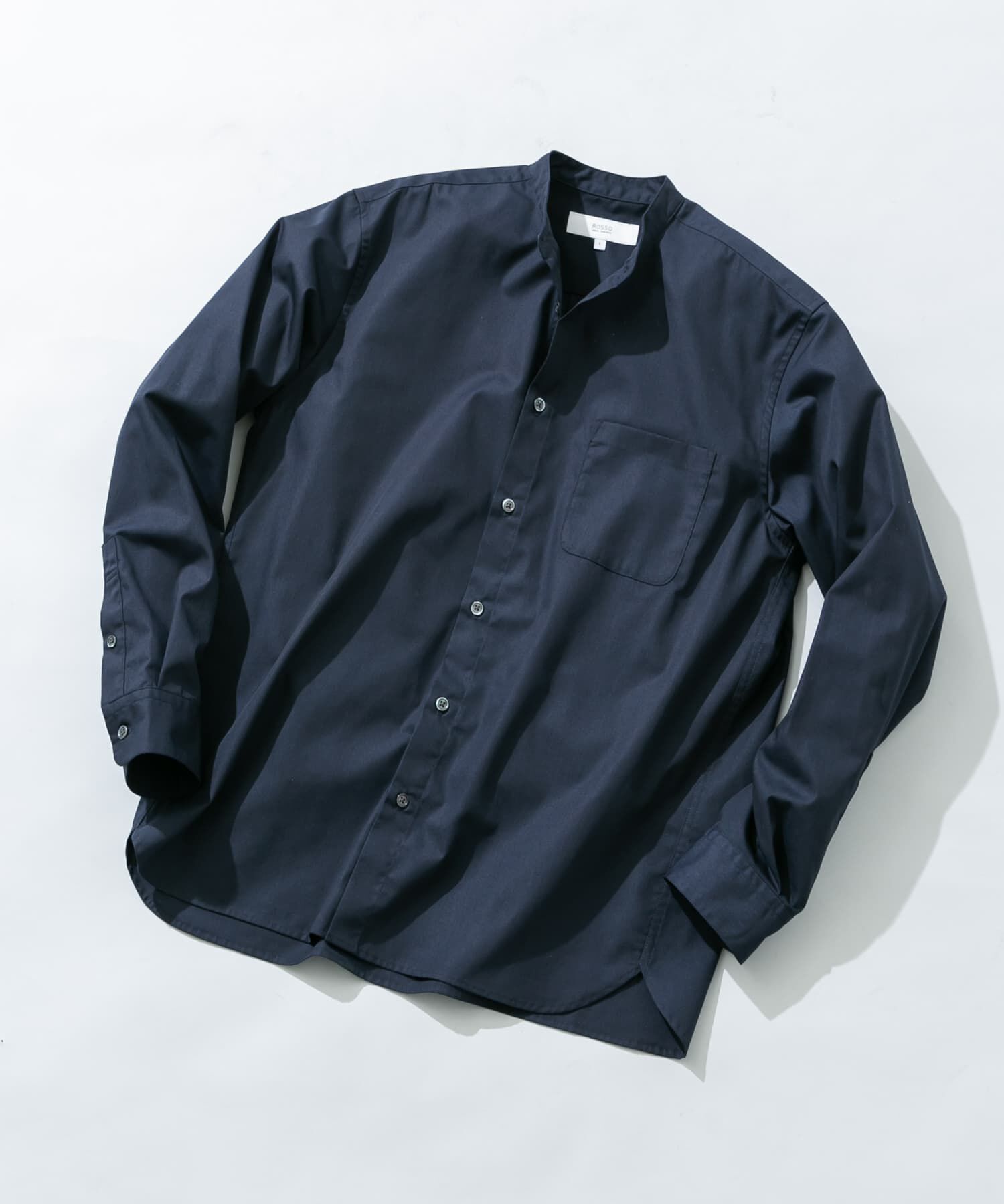 URBAN RESEARCH ROSSO「『WEB限定』『防シワ/防臭』アーバンリラックスブロードバンドシャツ」|シャツ・ブラウス|ネイビー