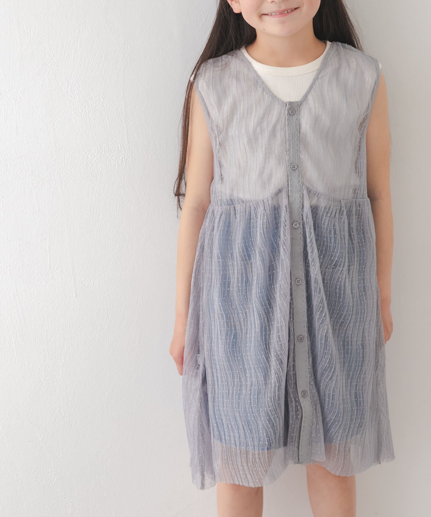 URBAN RESEARCH DOORS「『150サイズあり』ノースリランダムリブカットソー(KIDS)」|その他|