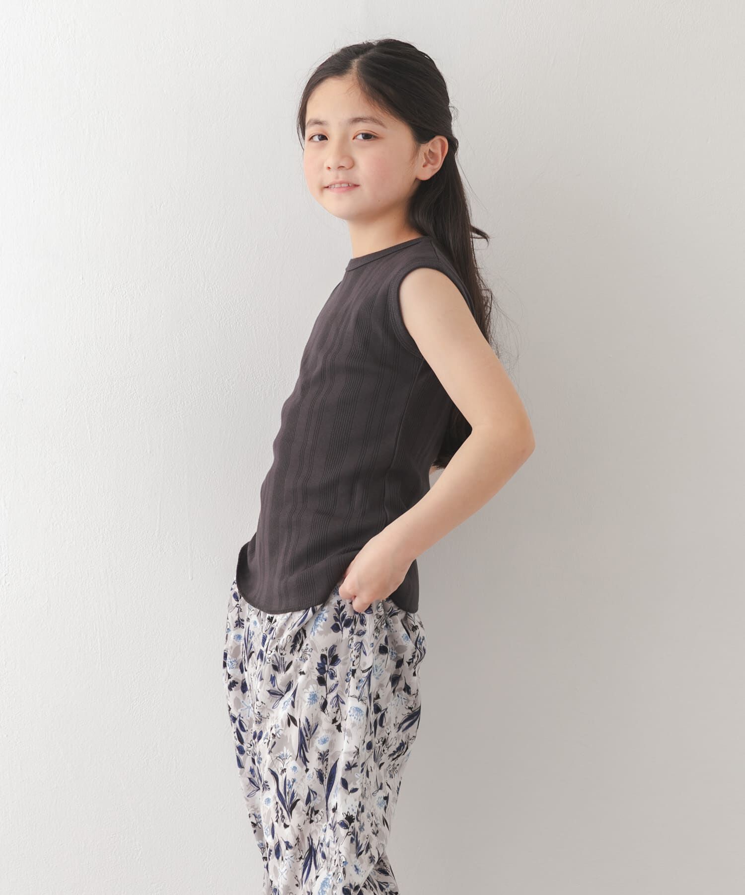URBAN RESEARCH DOORS「『150サイズあり』ノースリランダムリブカットソー(KIDS)」|その他|
