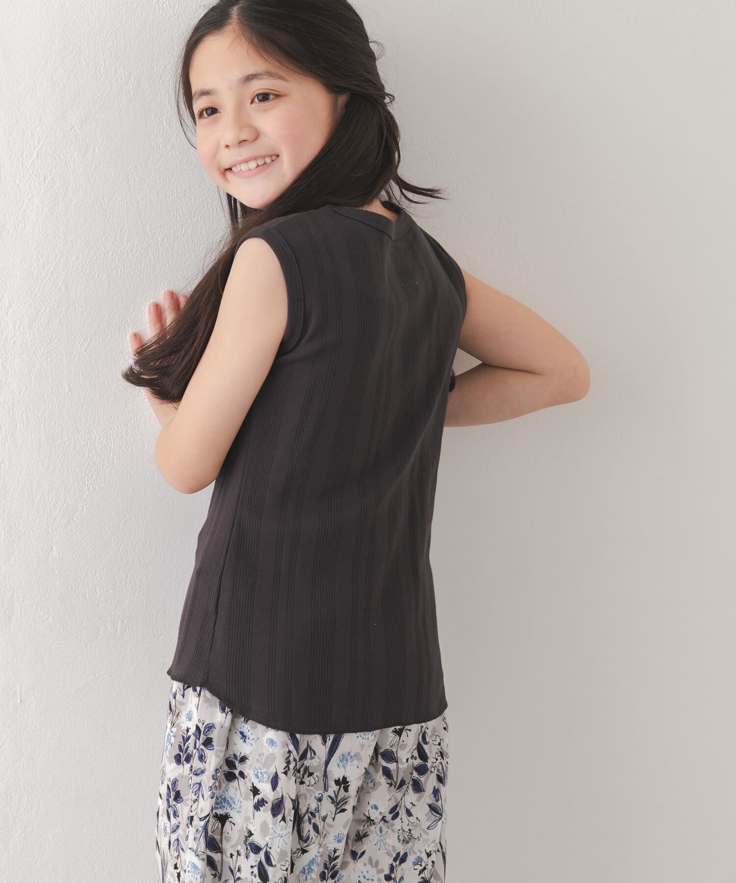 URBAN RESEARCH DOORS「『150サイズあり』ノースリランダムリブカットソー(KIDS)」|その他|