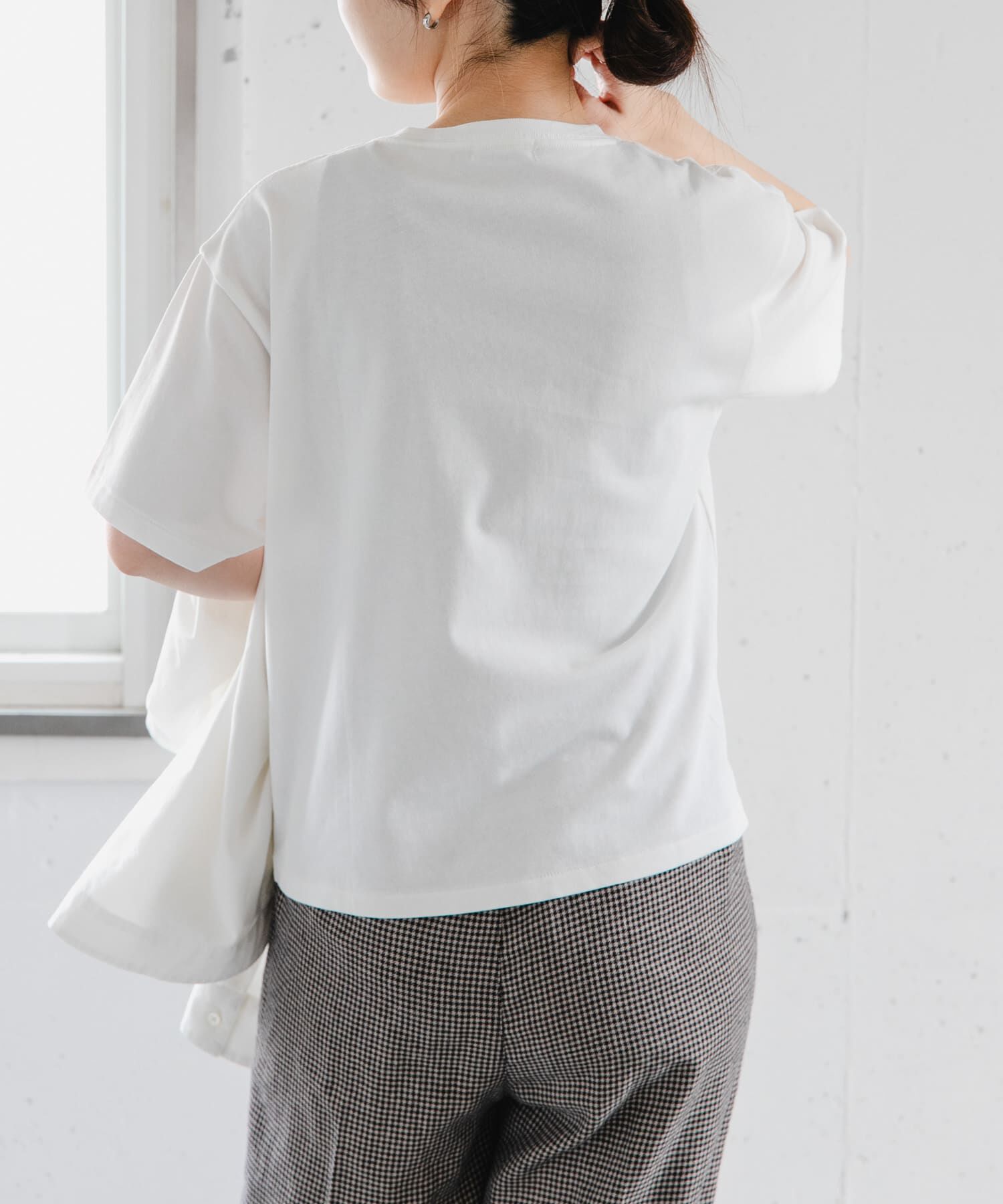 URBAN RESEARCH DOORS「FORK&SPOON　ソリッドショートスリーブTシャツ」|Tシャツ・カットソー|