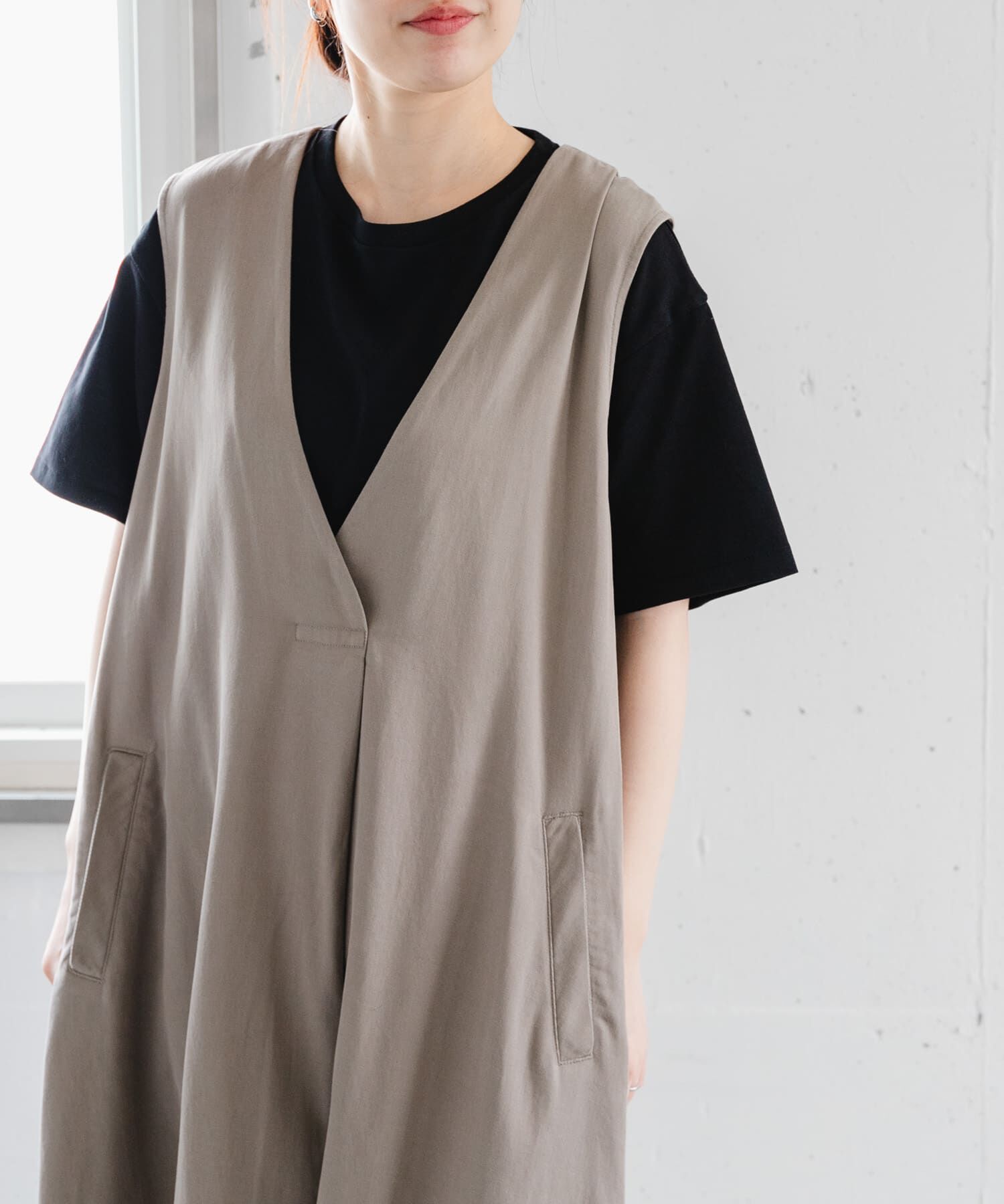 URBAN RESEARCH DOORS「FORK&SPOON　ソリッドショートスリーブTシャツ」|Tシャツ・カットソー|ブラック