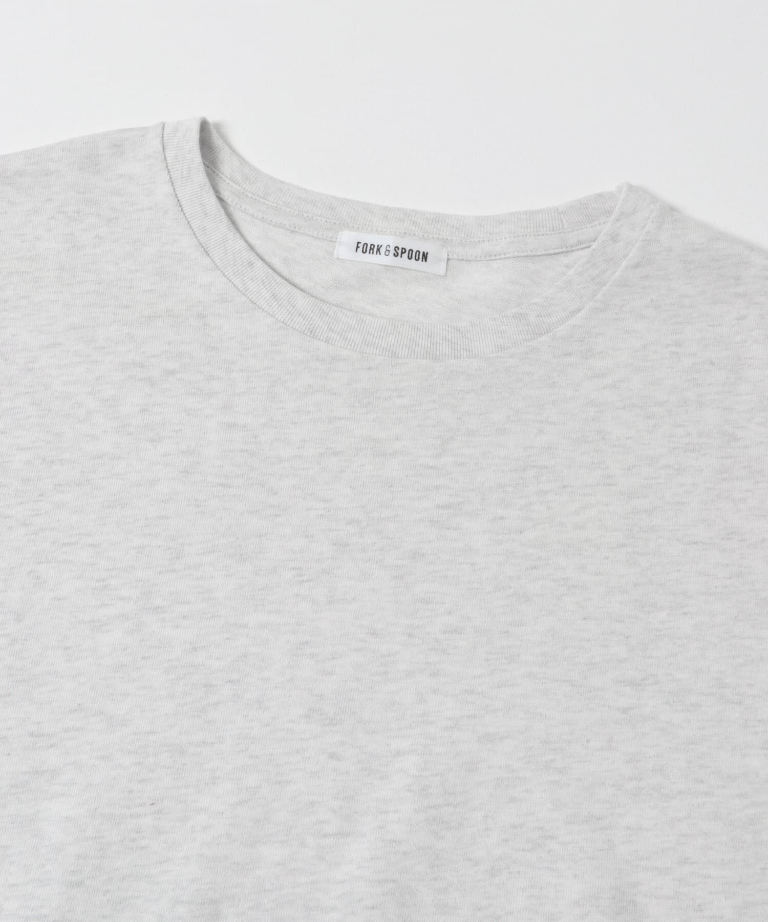 URBAN RESEARCH DOORS「FORK&SPOON　ソリッドショートスリーブTシャツ」|Tシャツ・カットソー|
