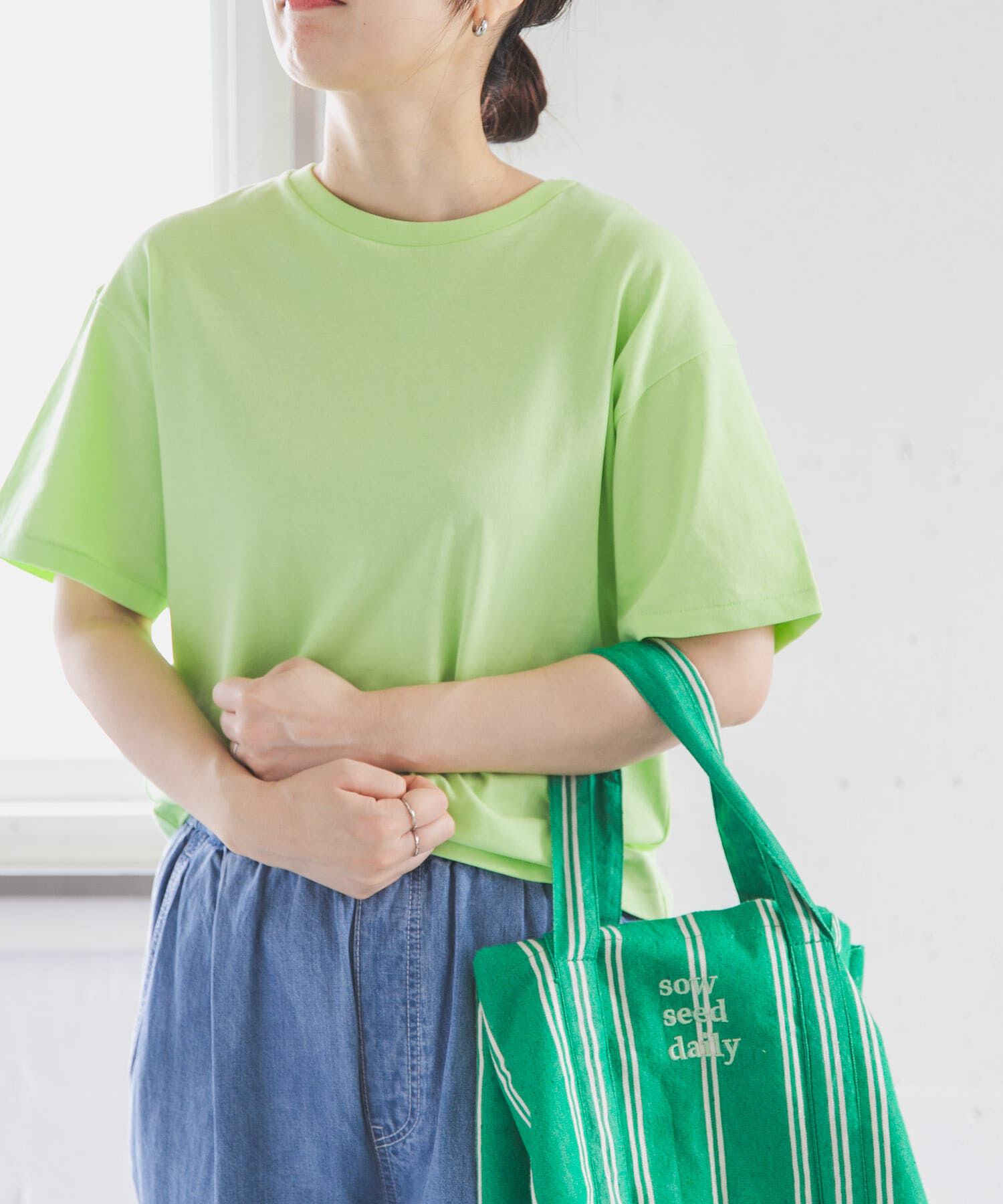 URBAN RESEARCH DOORS「FORK&SPOON　ソリッドショートスリーブTシャツ」|Tシャツ・カットソー|