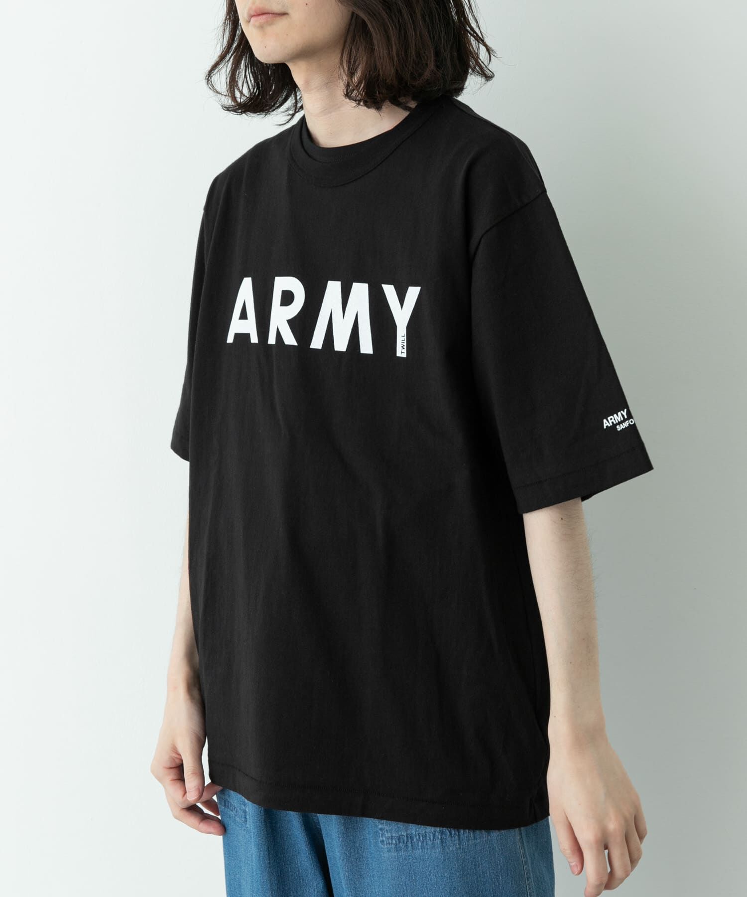 Sonny Label 「ARMY TWILL　PRINT HSTEE ARMY」|Tシャツ・カットソー|