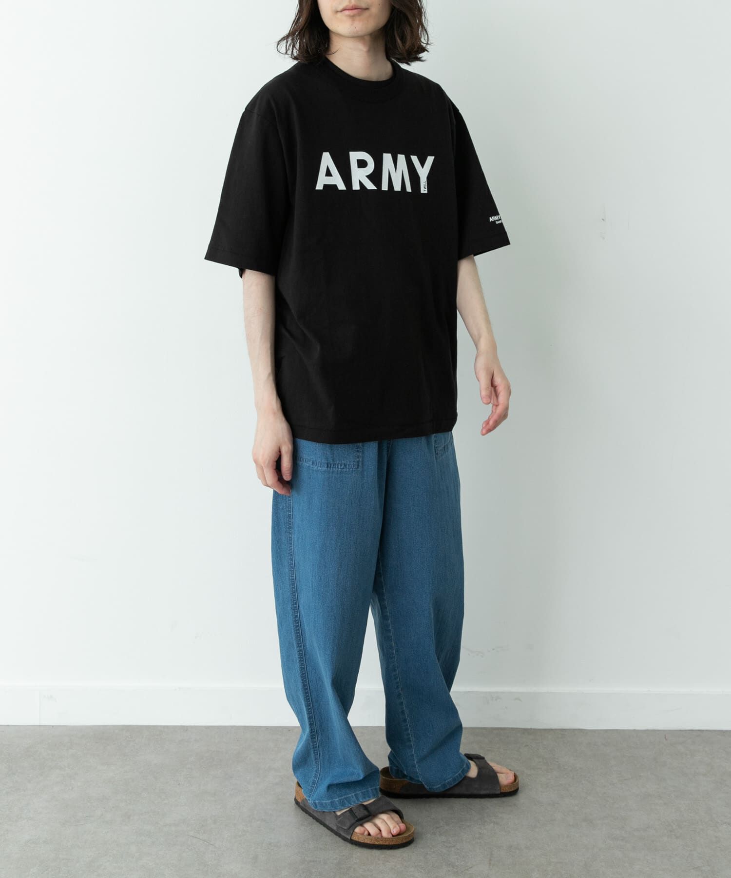 Sonny Label 「ARMY TWILL　PRINT HSTEE ARMY」|Tシャツ・カットソー|