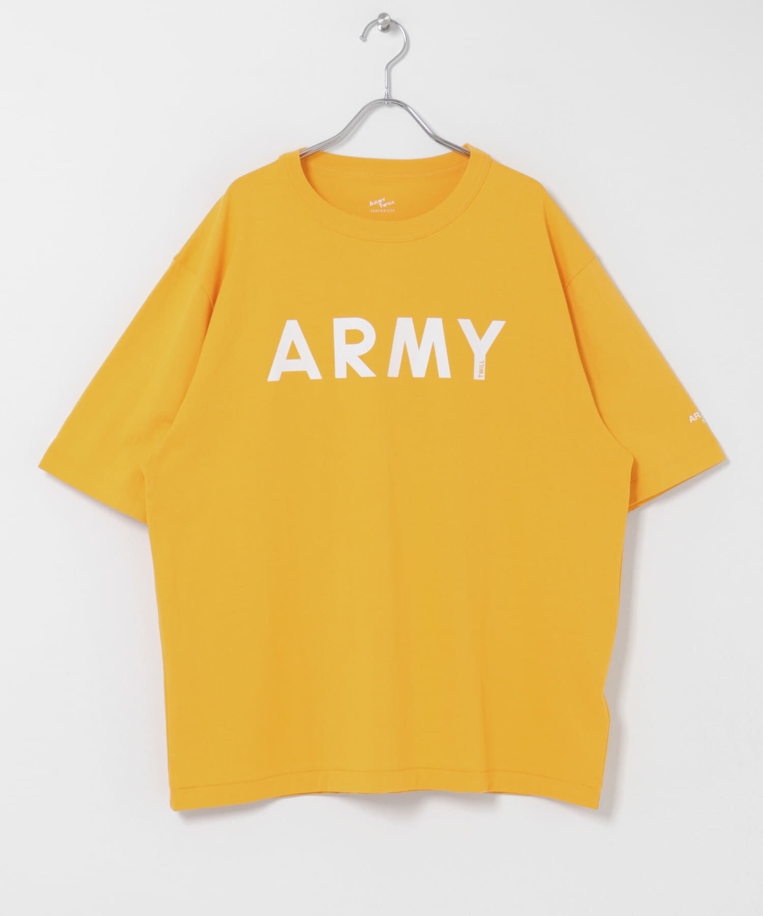 Sonny Label 「ARMY TWILL　PRINT HSTEE ARMY」|Tシャツ・カットソー|イエロー