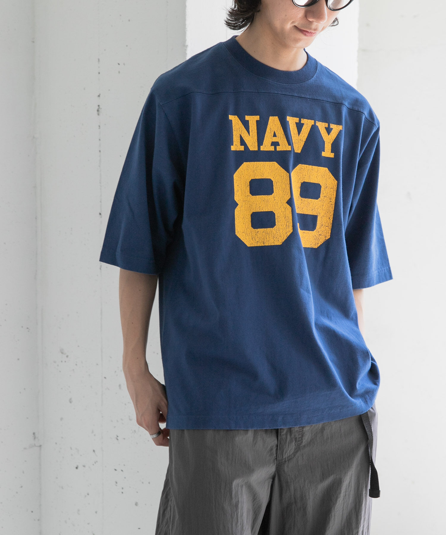 URBAN RESEARCH DOORS「FORK&SPOON　ナンバリングプリントTシャツ」|Tシャツ・カットソー|