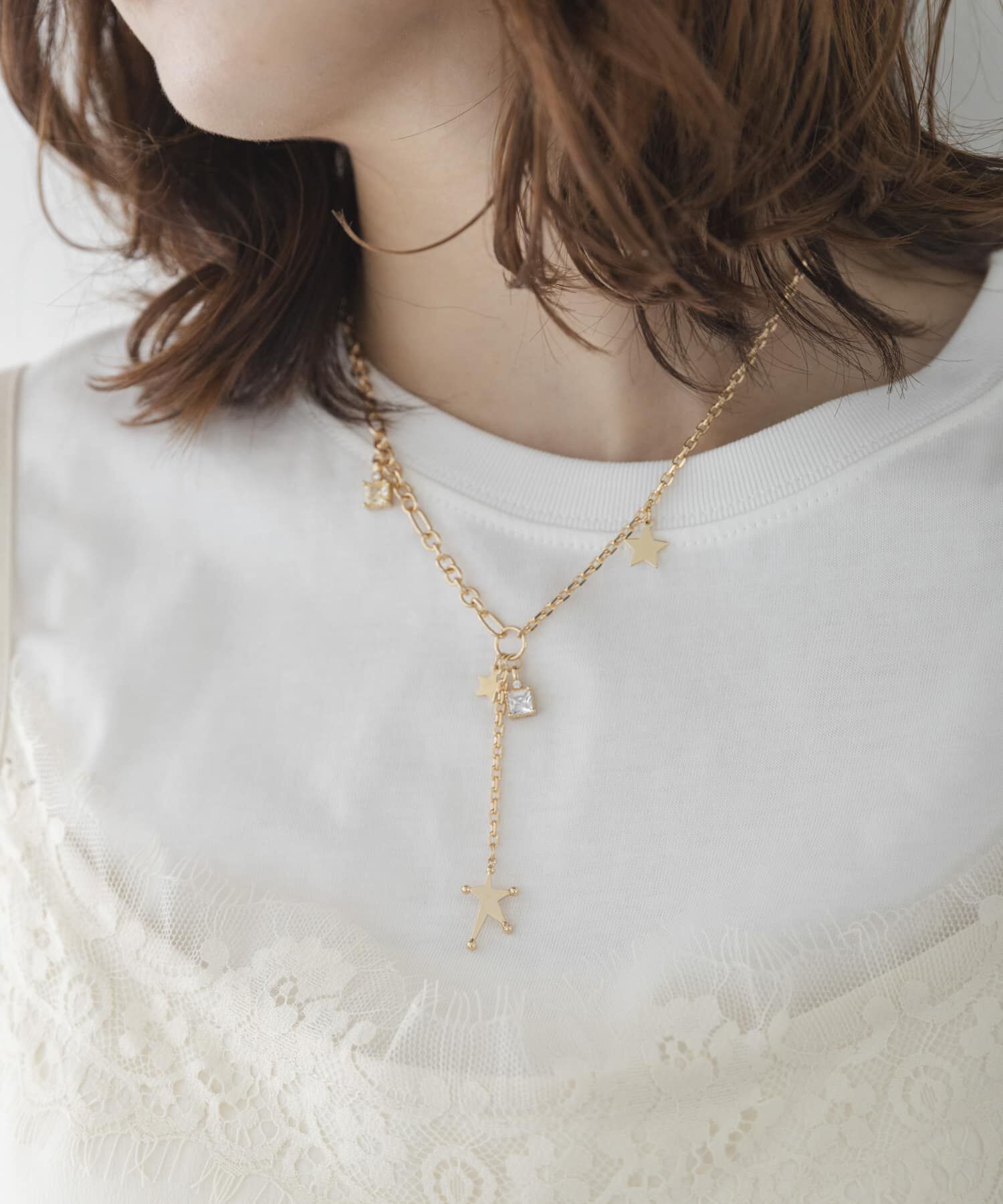 Sonny Label 「カラービジュー&times;スターネックレス」|ネックレス|ゴールド