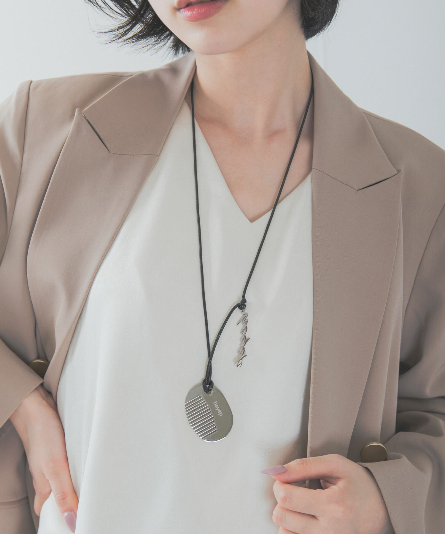 URBAN RESEARCH ROSSO「『別注』heyep&times;ROSSO　コームネックレス」|ネックレス|