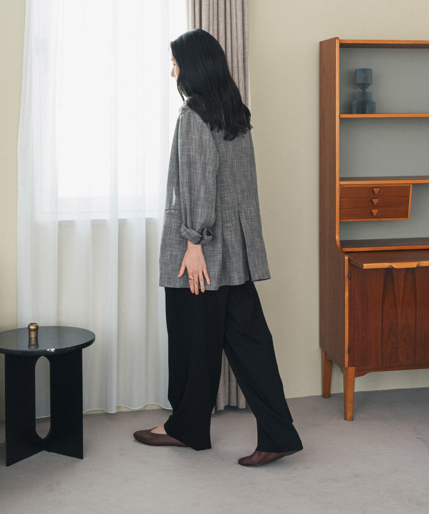URBAN RESEARCH DOORS「ウエストリボンカットカーブパンツ」|その他|