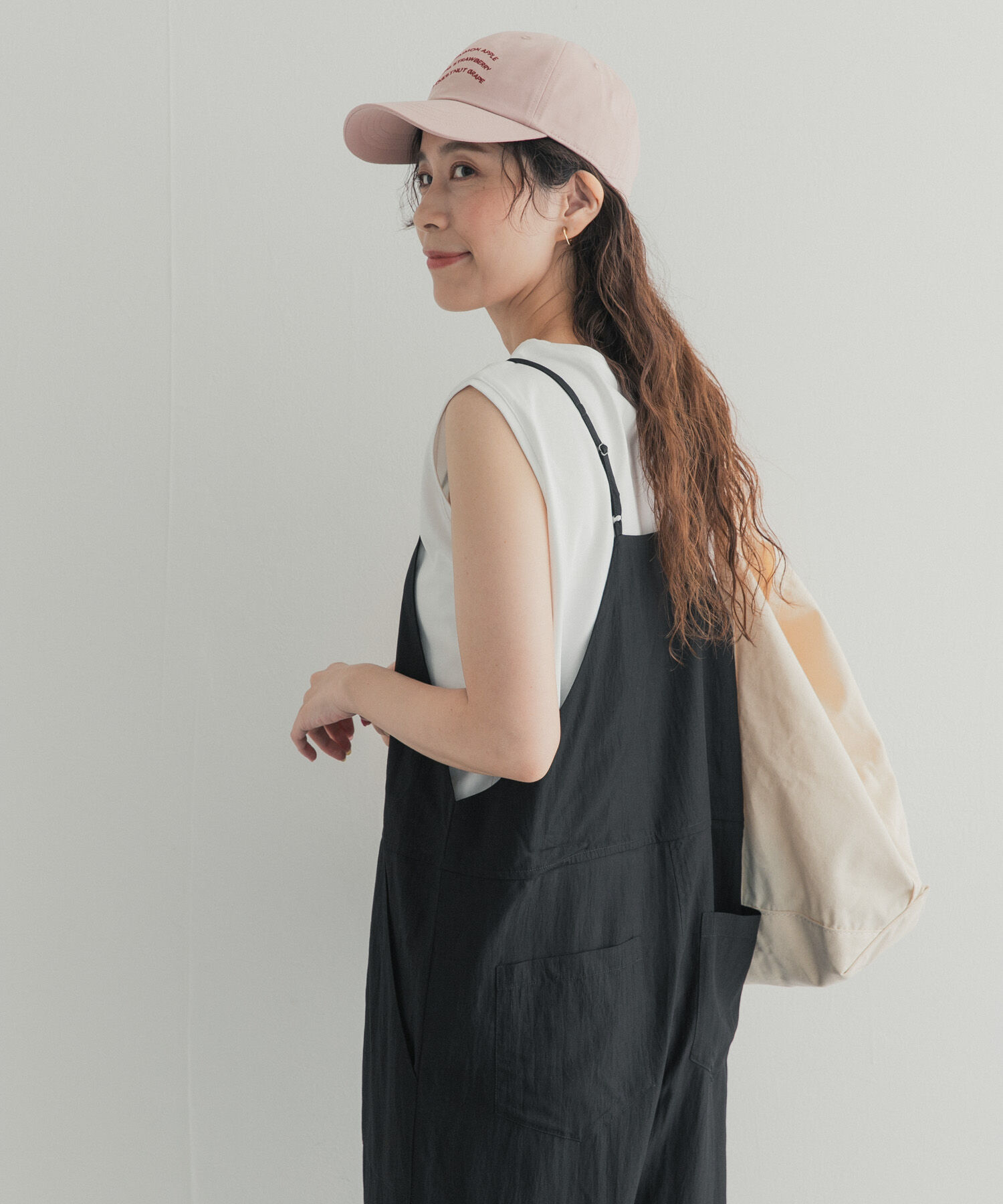 URBAN RESEARCH DOORS「撥水キャミオールインワン」|オールインワン|