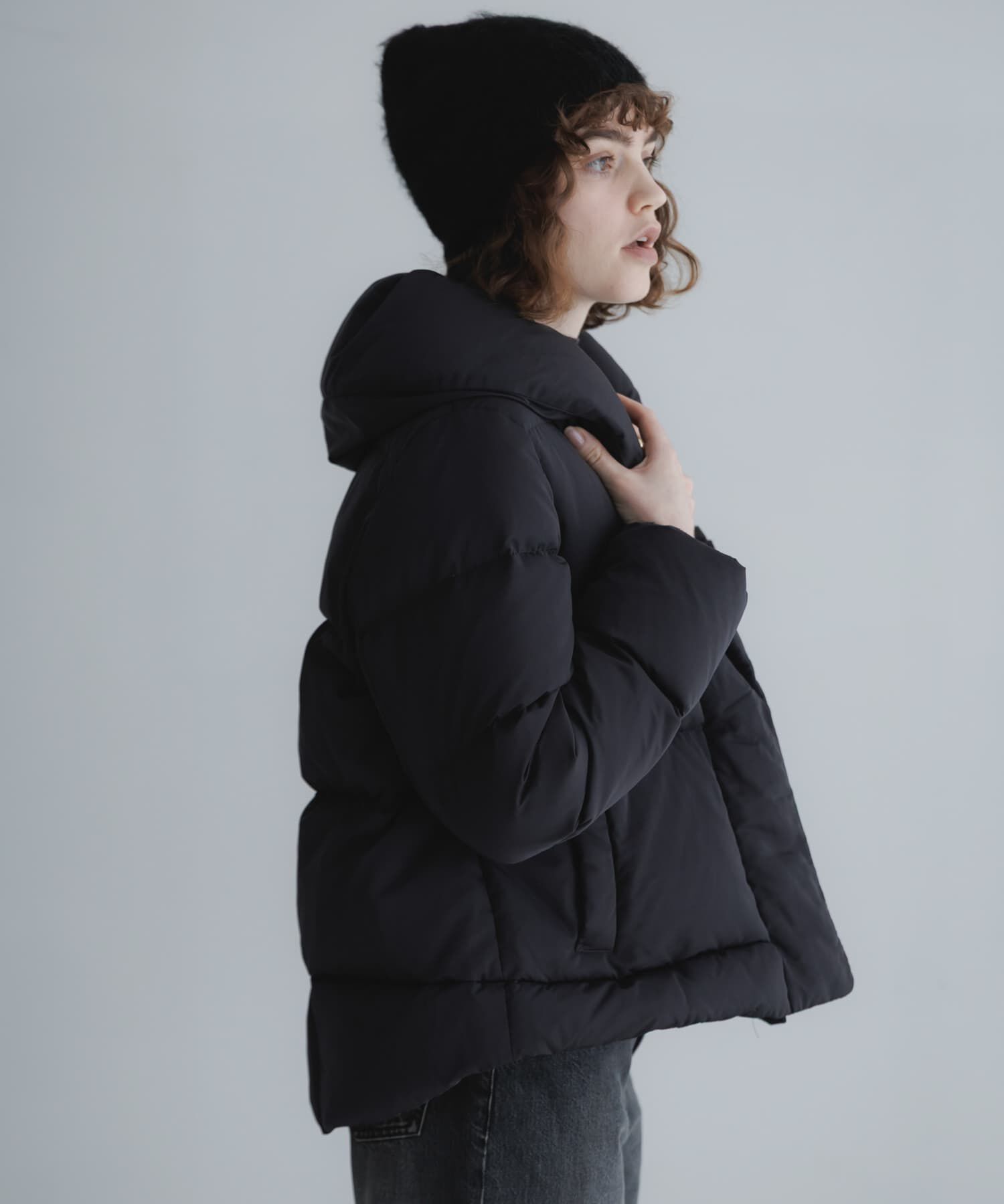 Sonny Label 「撥水ショールカラーミディダウンコート」|ダウン|