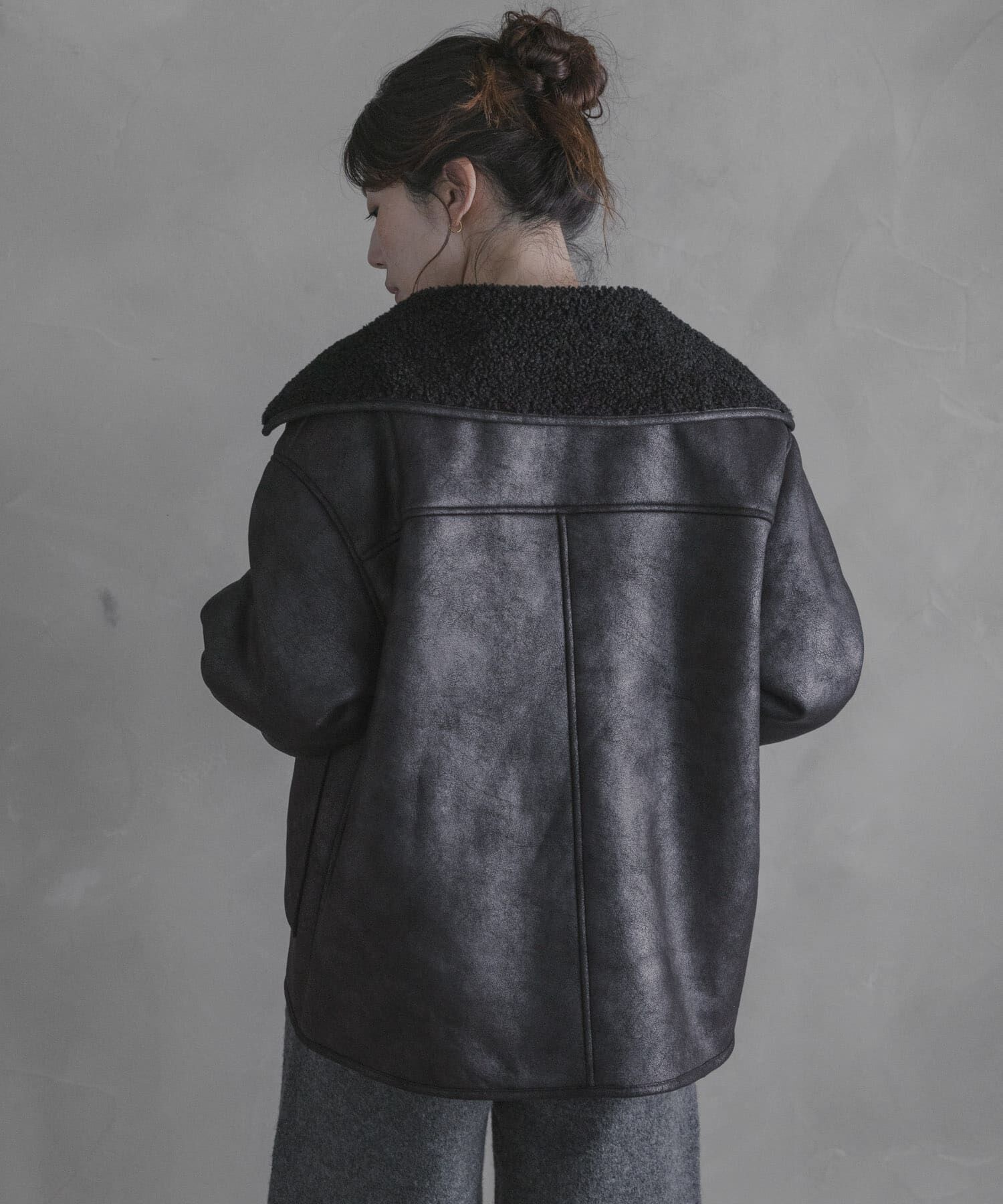 Sonny Label 「リバーシブルフェイクムートンボアコート」|その他|