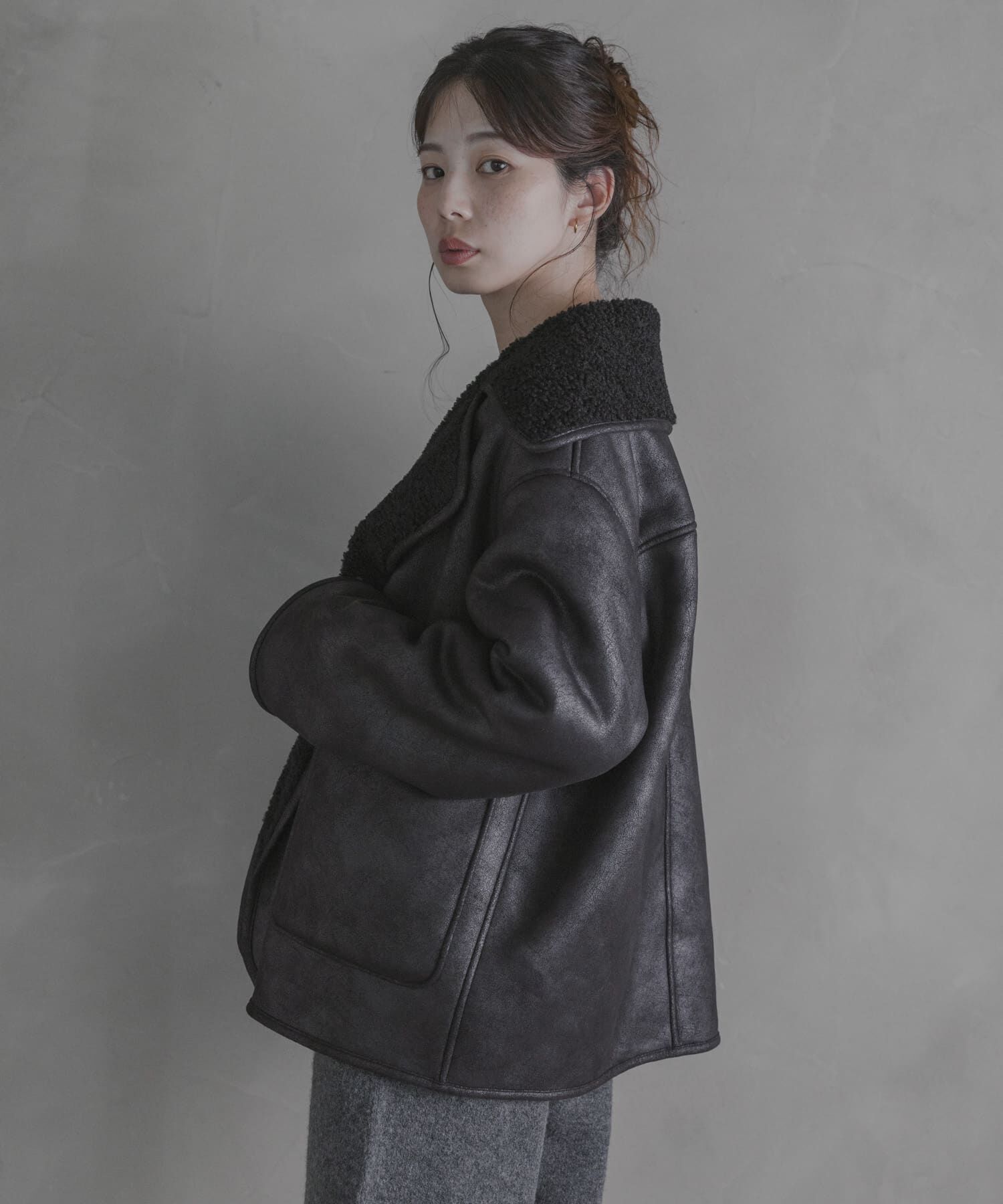 Sonny Label 「リバーシブルフェイクムートンボアコート」|その他|
