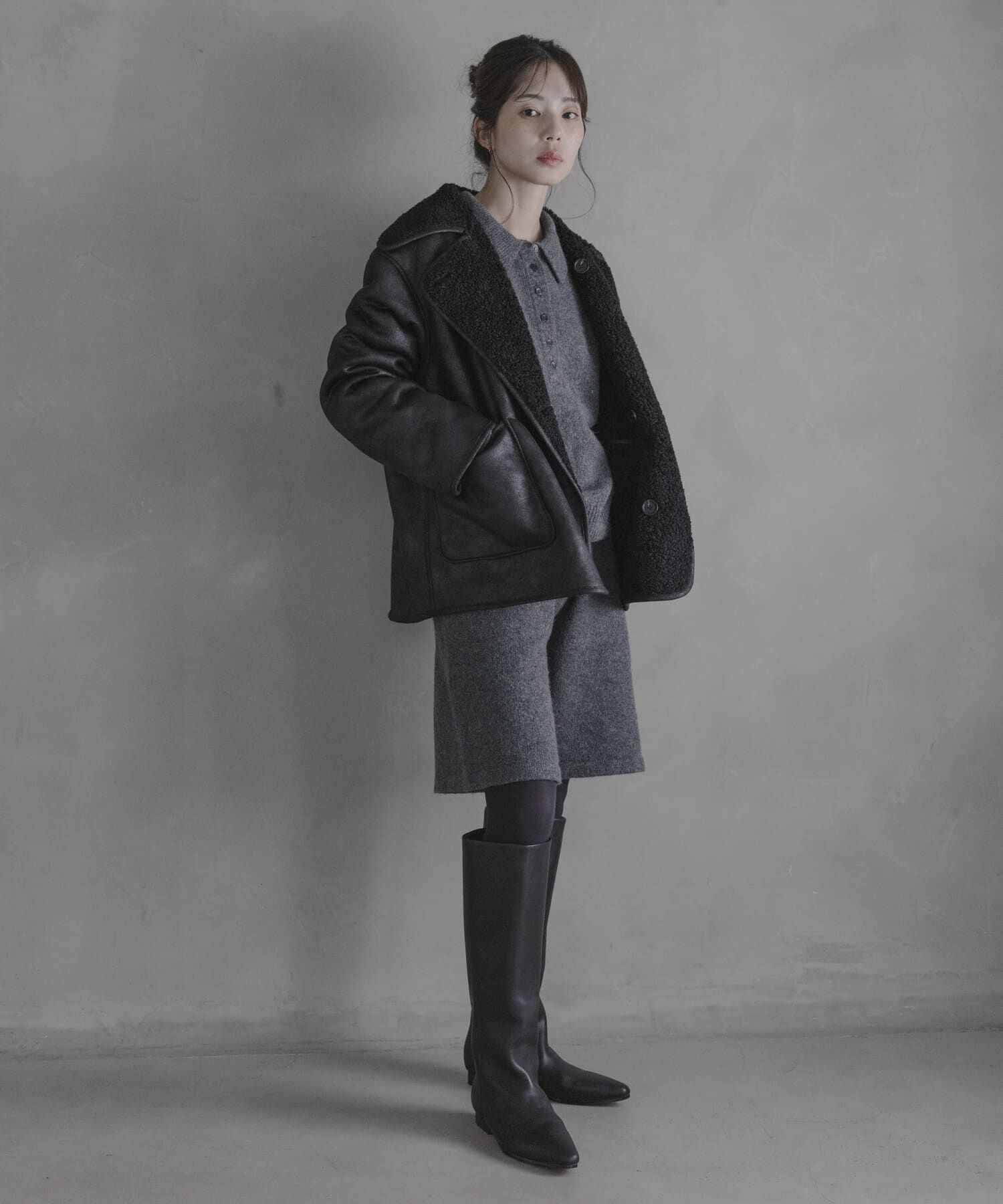 Sonny Label 「リバーシブルフェイクムートンボアコート」|その他|