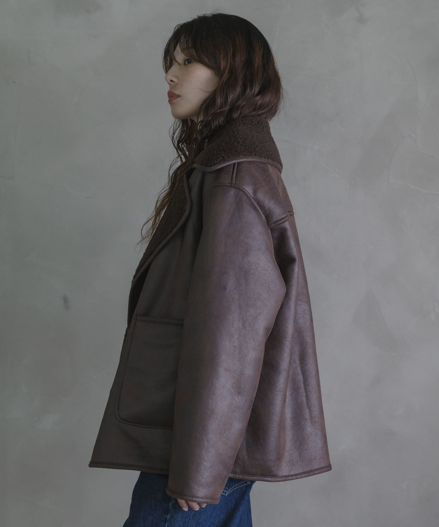 Sonny Label 「リバーシブルフェイクムートンボアコート」|その他|