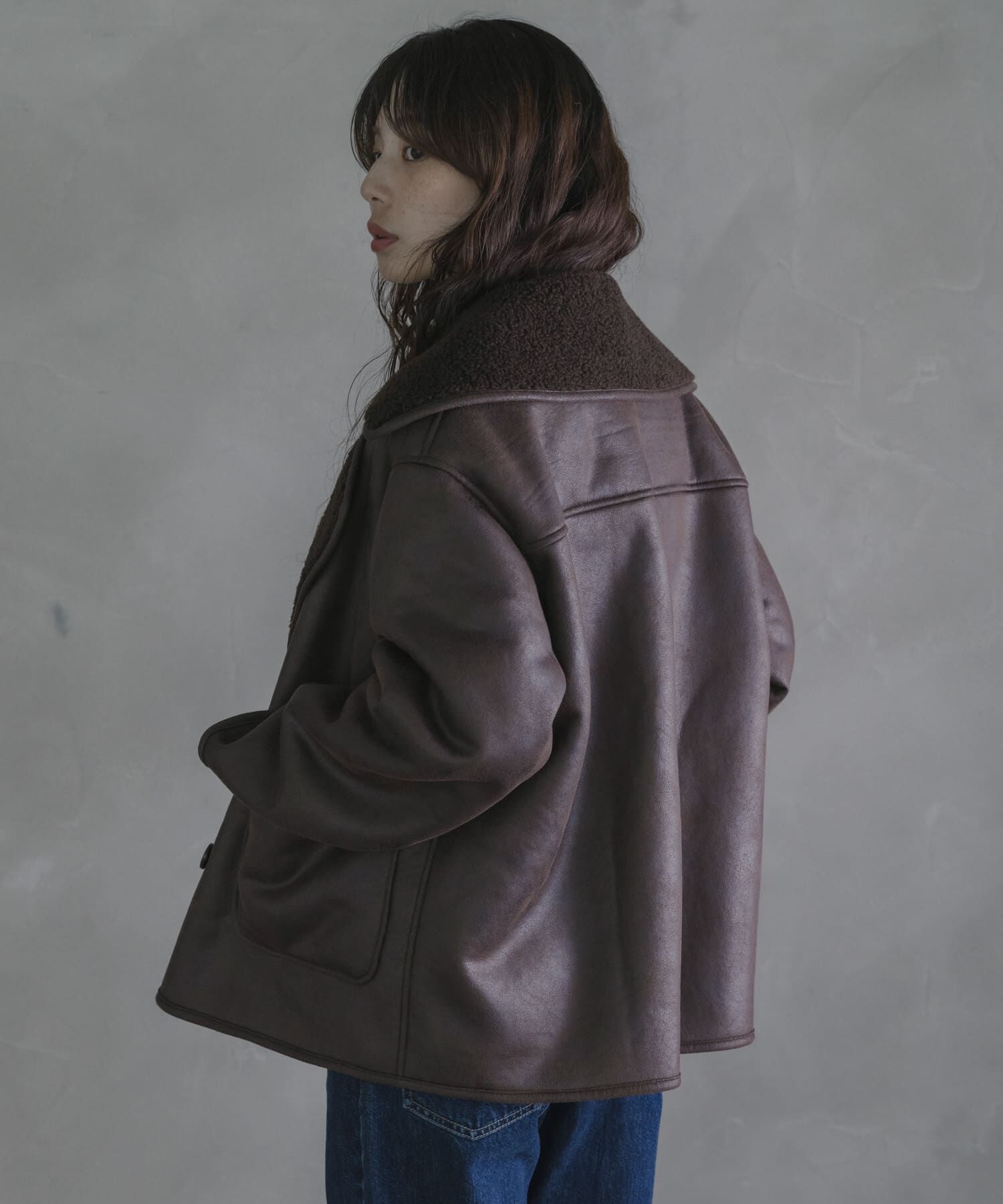 Sonny Label 「リバーシブルフェイクムートンボアコート」|その他|