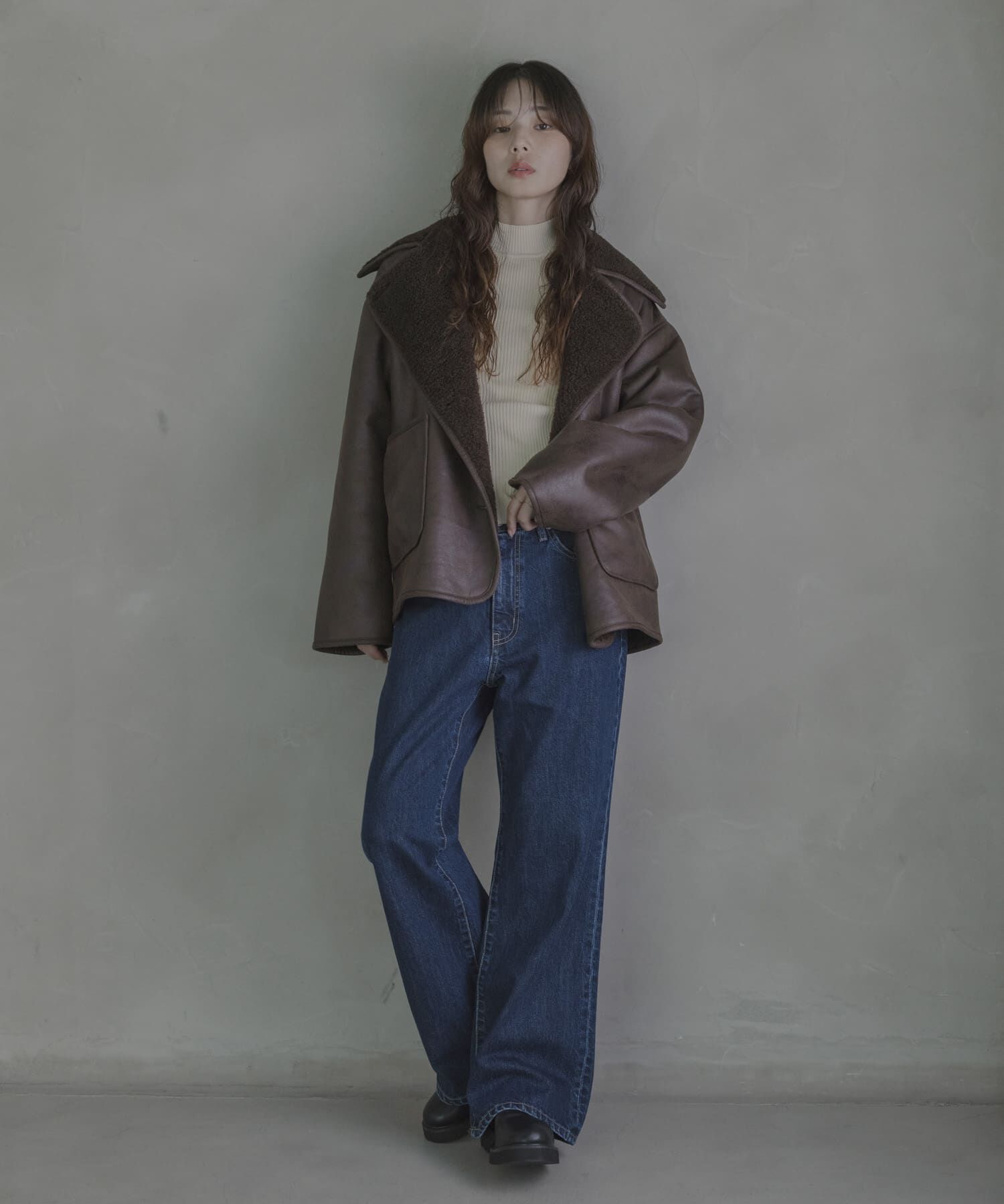 Sonny Label 「リバーシブルフェイクムートンボアコート」|その他|