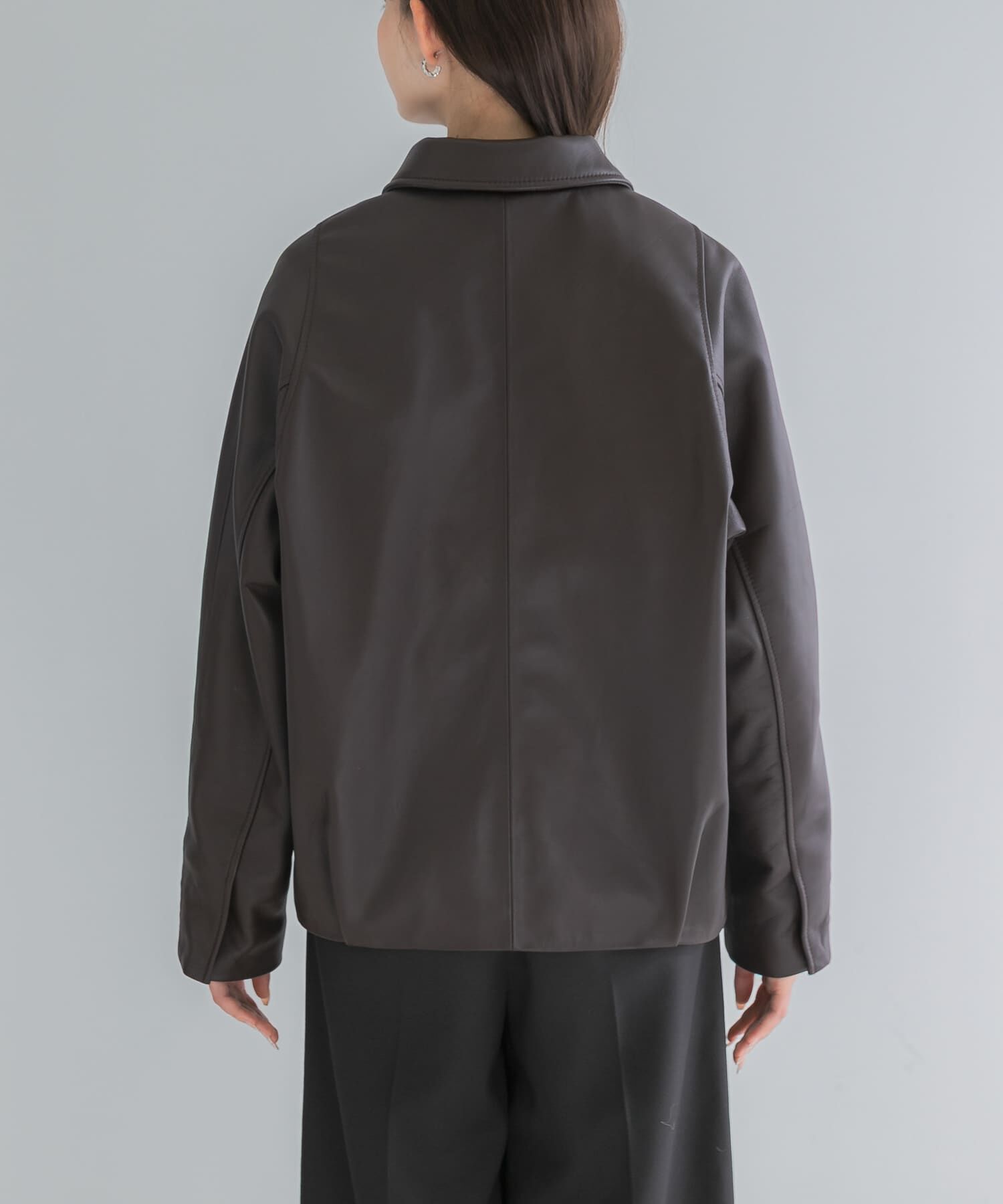 URBAN RESEARCH ROSSO「シープレザーzipブルゾン」|その他|