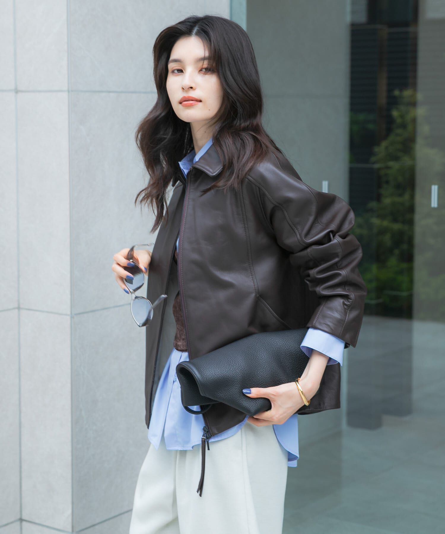 URBAN RESEARCH ROSSO「シープレザーzipブルゾン」|その他|