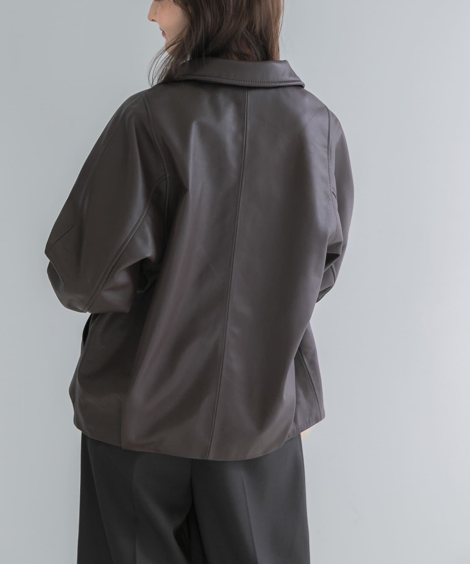 URBAN RESEARCH ROSSO「シープレザーzipブルゾン」|その他|