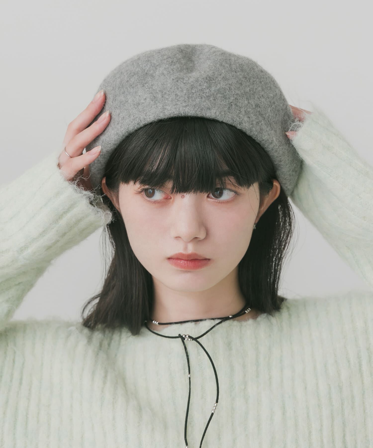 SMELLY「シンプルバスクベレー」|ハンチング・ベレー帽|
