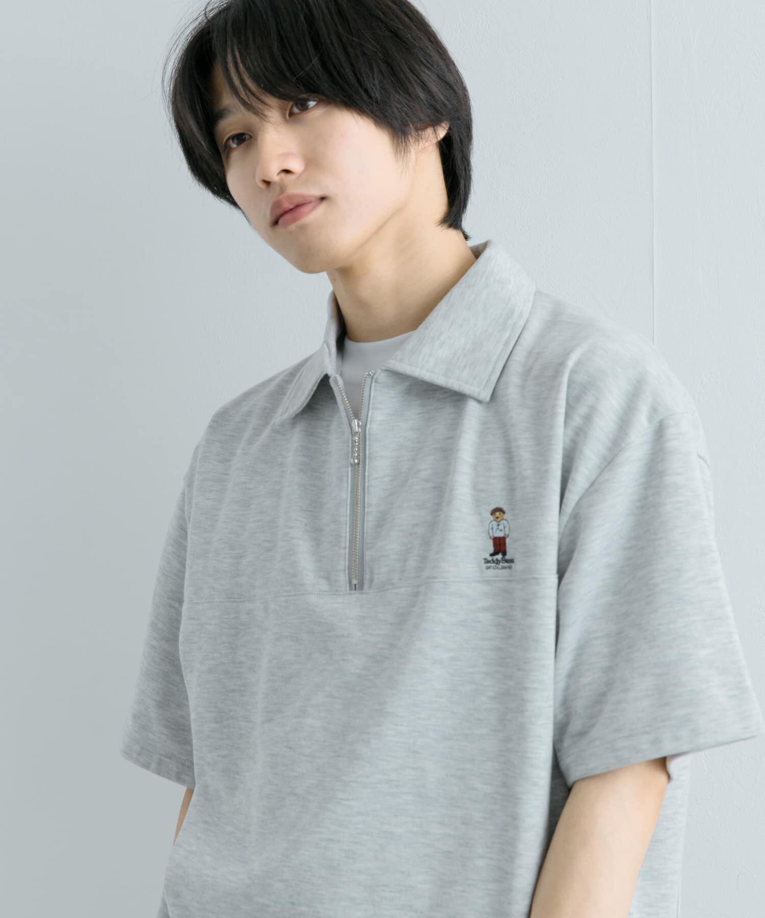 SENSE OF PLACE by URBAN RESEARCH「『別注』TeddyBear&times;SENSE OF PLACE　テディベアハーフZIPスウェット」|スウェット・ジャージ|